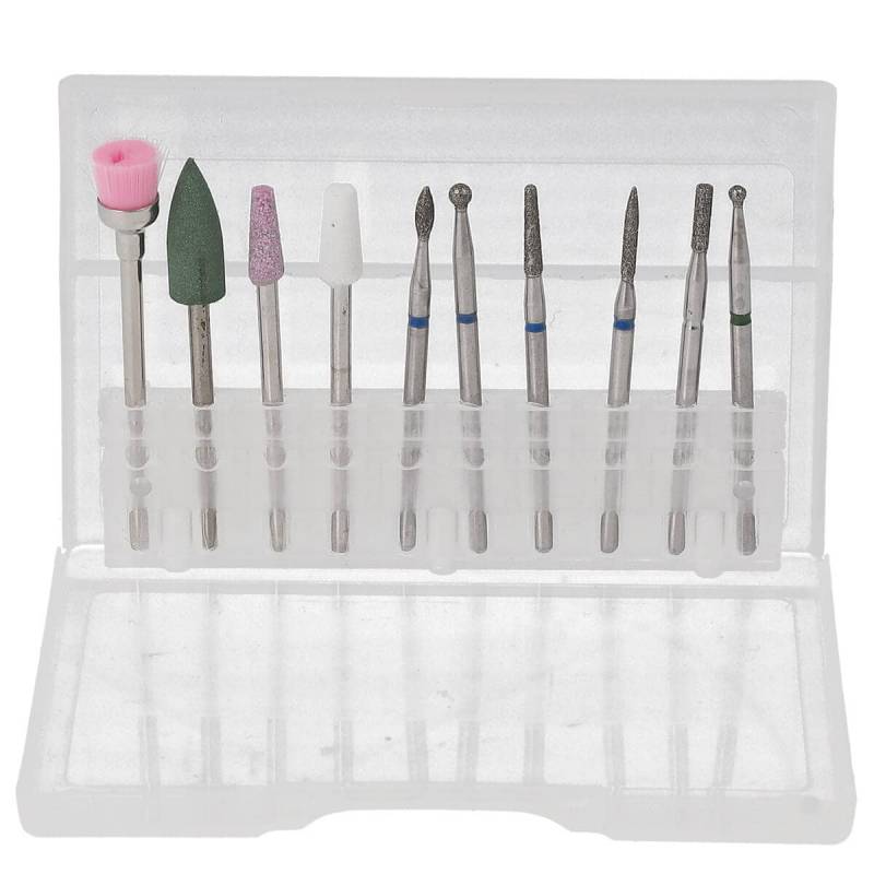 Sun Garden Nails 10tlg. Bit Set Nagel Fräser Aufsätze - Set 2 Neuheiten