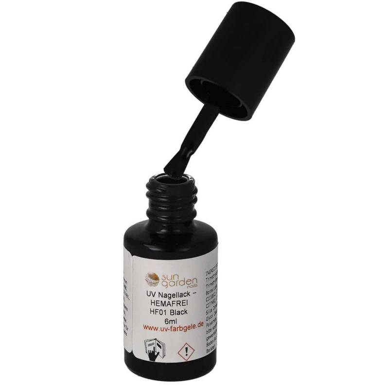 Sun Garden Nails UV Nagellack 6ml - HEMA-FREI - Schwarz & Weiß Töne Kauf eins, bekomm eins gratis