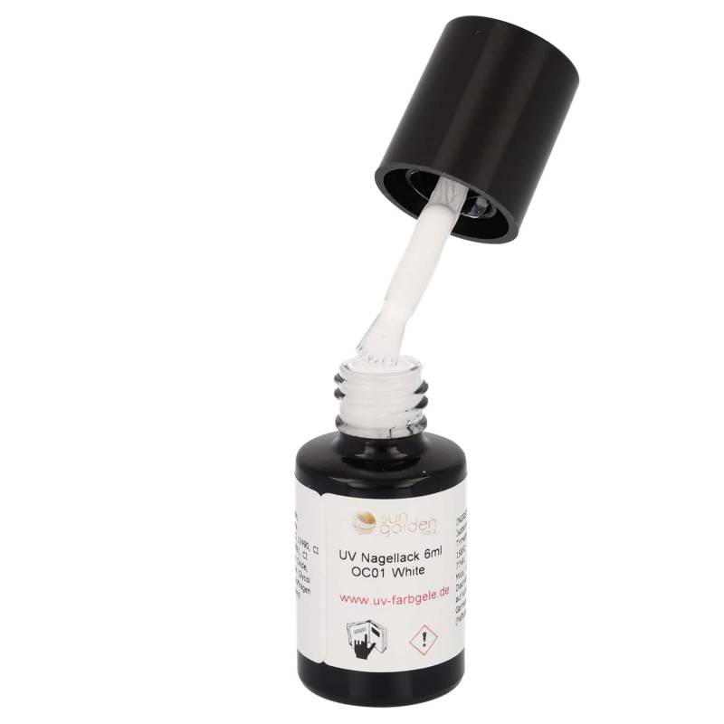Sun Garden Nails UV Nagellack 6ml - One Coat Line - schwarz & weiß Töne Tägliche Deals