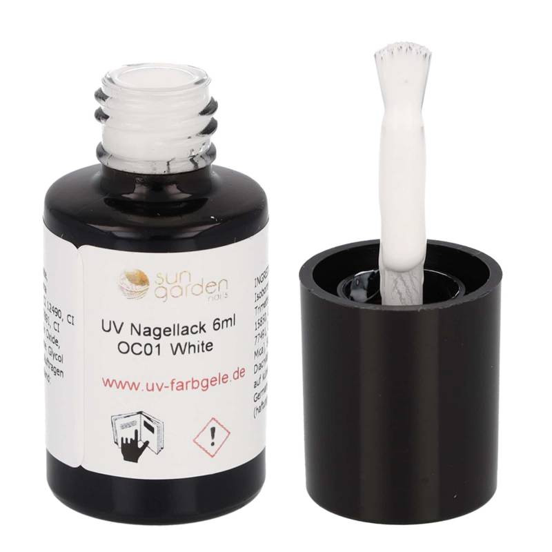 Sun Garden Nails UV Nagellack 6ml - One Coat Line - schwarz & weiß Töne Tägliche Deals