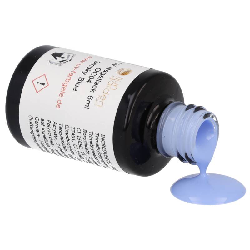 Sun Garden Nails UV Nagellack 6ml - One Coat Line - blau & braun Töne Tiefpreis