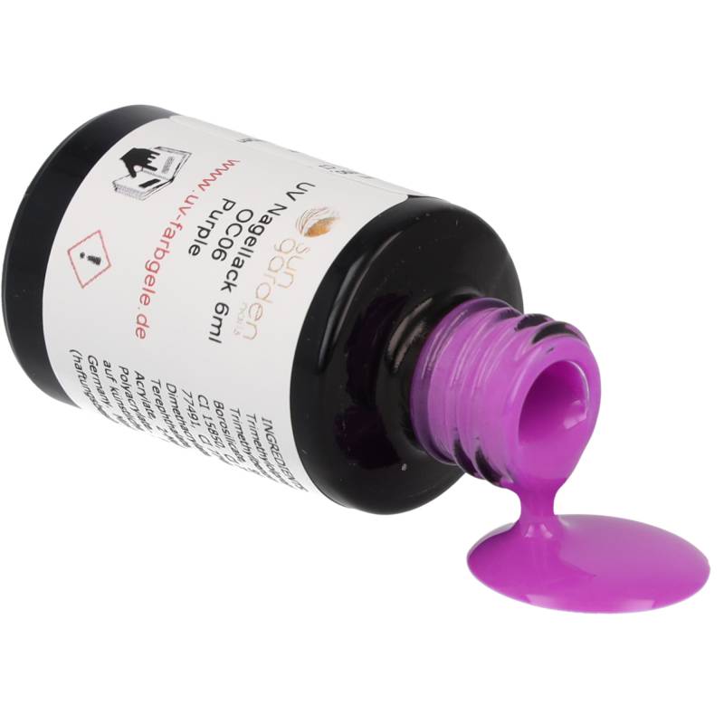 Sun Garden Nails UV Nagellack 6ml - One Coat Line - lila Töne Kostenlose Rückgabe