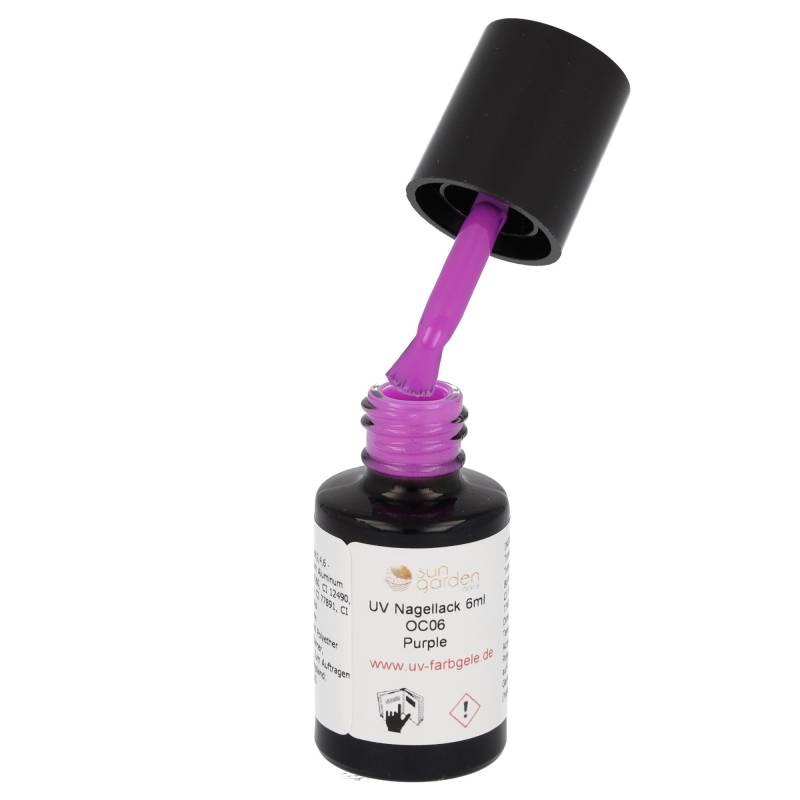 Sun Garden Nails UV Nagellack 6ml - One Coat Line - lila Töne Kostenlose Rückgabe