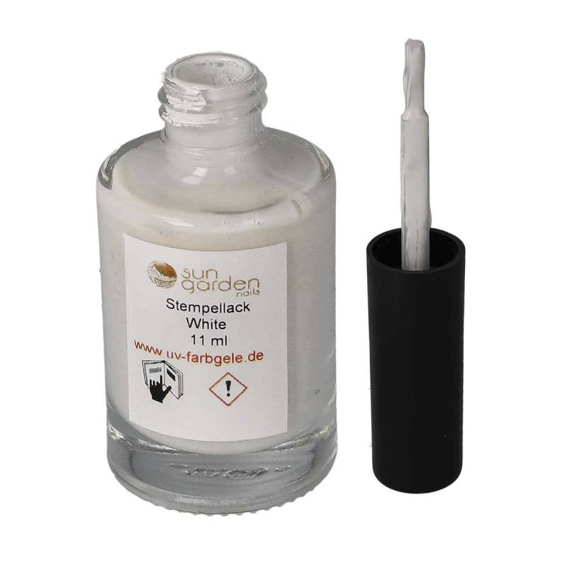 Sun Garden Nails 11ml Stempellack - Weiß Begrenzte Freigabe