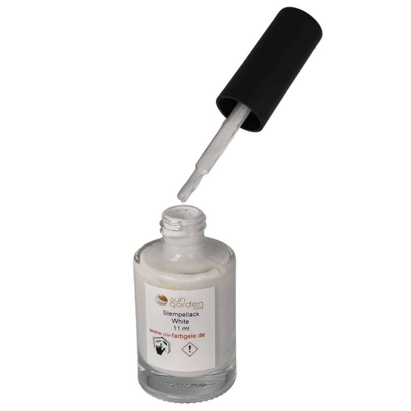 Sun Garden Nails 11ml Stempellack - Weiß Begrenzte Freigabe