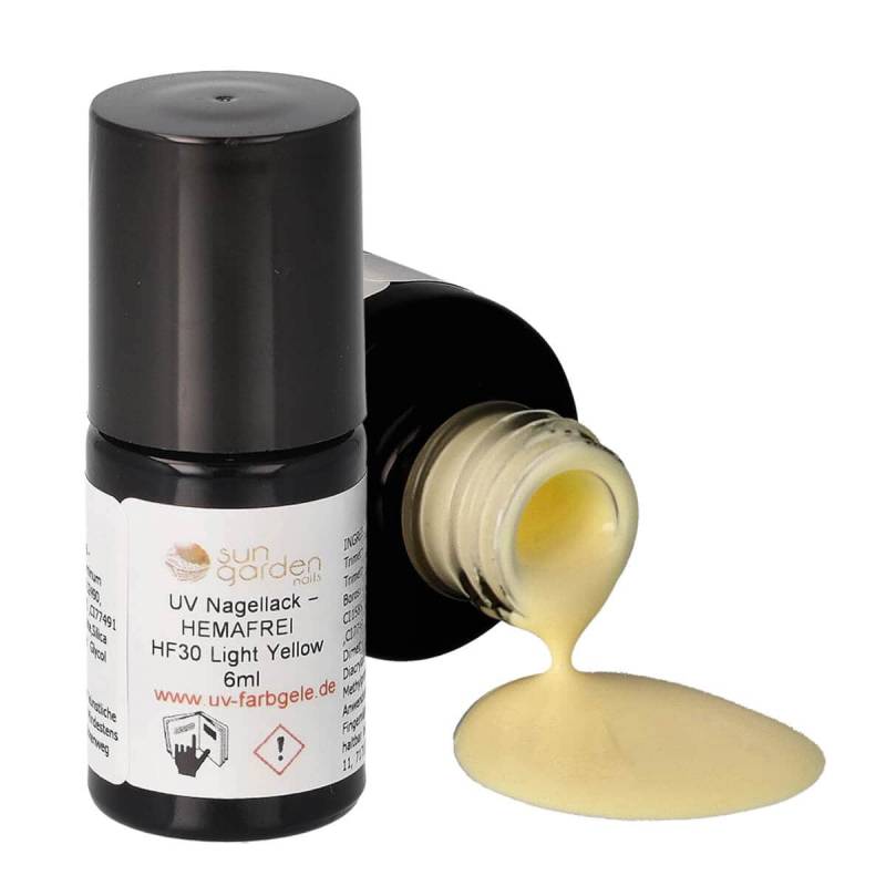 Sun Garden Nails UV Nagellack 6ml - HEMA-FREI - Gelb & Grün Töne Sonderangebot der Fabrik