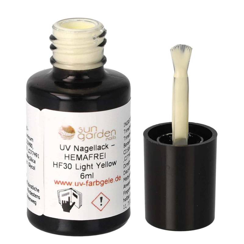 Sun Garden Nails UV Nagellack 6ml - HEMA-FREI - Gelb & Grün Töne Sonderangebot der Fabrik