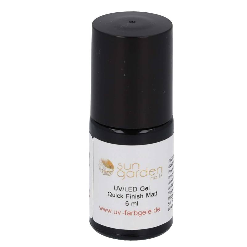 Sun Garden Nails 6ml UV Gel Matt Look Finish Klar - Pinselflasche Vierteljährliche Förderung