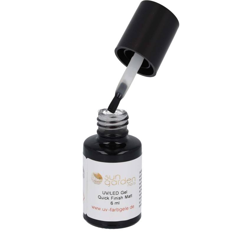 Sun Garden Nails 6ml UV Gel Matt Look Finish Klar - Pinselflasche Vierteljährliche Förderung