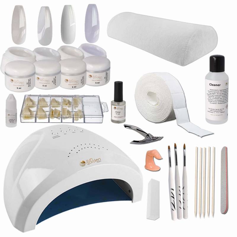 Sun Garden Nails UV Gel Starterset - HANDAUFLAGE - DIY Nagelstudio Set 50% Rabatt für begrenzte Zeit