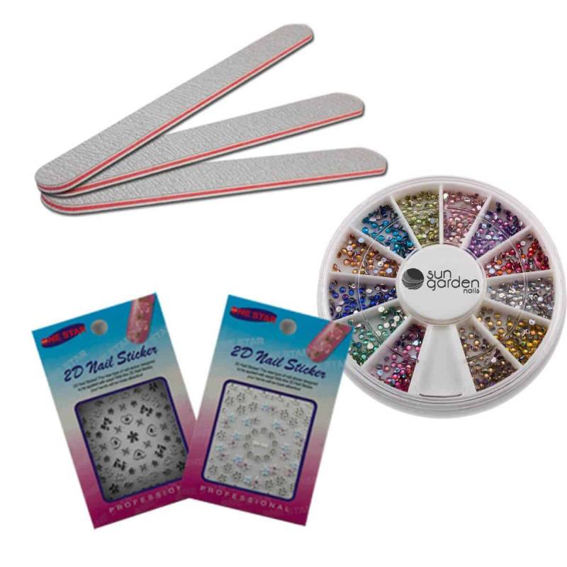 Sun Garden Nails UV Nagellack Gel Set ATHEN + UV GERÄT Angebote