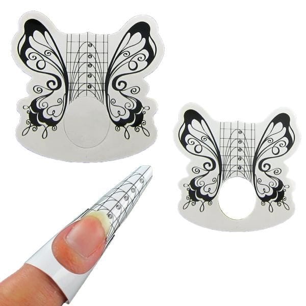 Sun Garden Nails Nagelschablonen Schmetterling 500 Stück FO-72 Neueste Mode