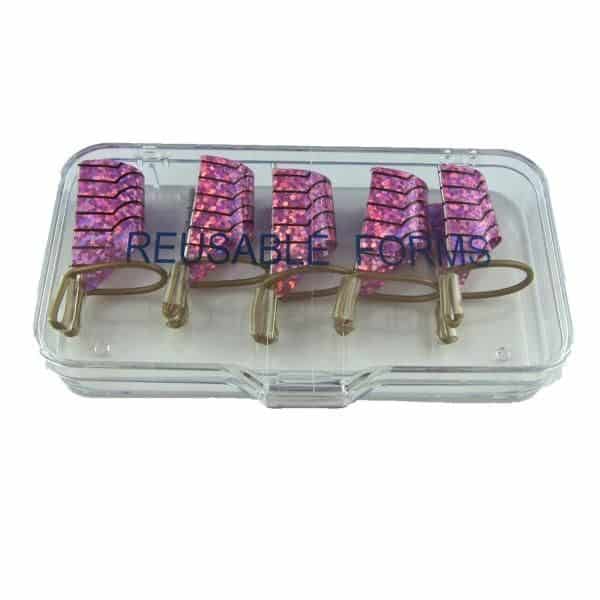 Sun Garden Nails Mehrweg-Nagel-Schablonen F0-18 pink 5 Stück Online Outlet
