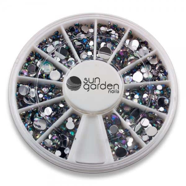 Sun Garden Nails Strasssteine Glitzer im Nailart Rondell - R106 Super Sparpreis