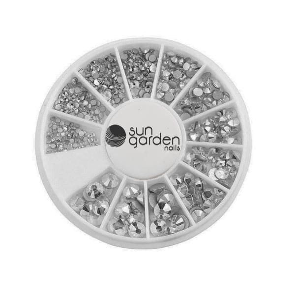 Sun Garden Nails Strasssteine Glitzer im Nailart Rondell - R121 Wochenangebot