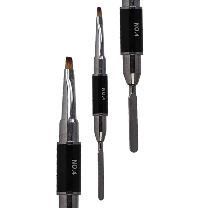 Sun Garden Nails Steckpinsel Spatel & Gelpinsel aus Echthaar - Square 2in1 Clearance-Verkauf
