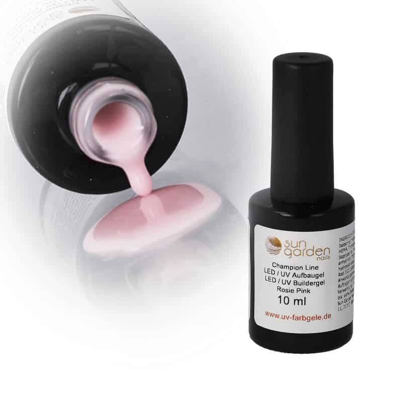 Sun Garden Nails UV Nagellack Gel - SET 4 + UV Aufbaugel Rosie Pink Kostenloser Versand international