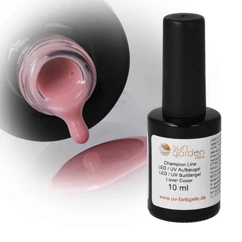 Sun Garden Nails UV Nagellack Gel - SET 5 + Aufbaugel Lover Cover Begrenzt auf 3 Tage