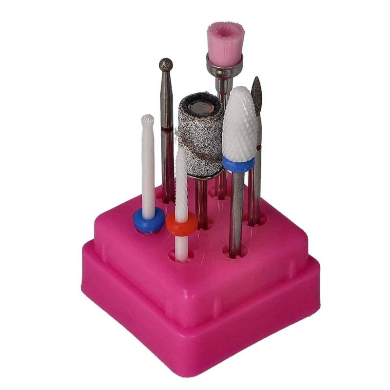 Sun Garden Nails 7tlg. Bit Set Nagel Fräser Aufsätze - Set 4 50% Rabatt für begrenzte Zeit