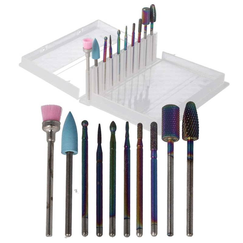 Sun Garden Nails 10tlg. Bit Set Nagel Fräser Aufsätze - Set 3 Rabatte dieses Monats