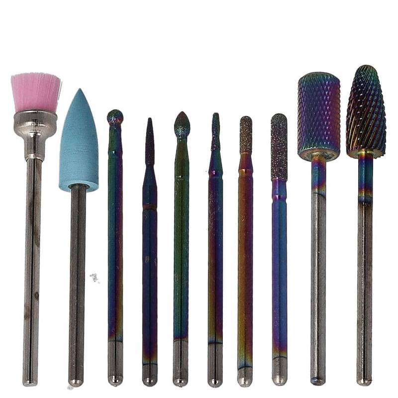 Sun Garden Nails 10tlg. Bit Set Nagel Fräser Aufsätze - Set 3 Rabatte dieses Monats