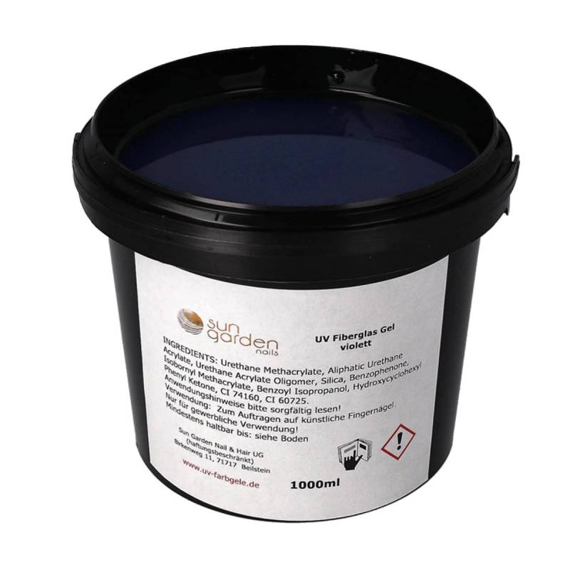 Sun Garden Nails UV Fiberglas Gel Violett-Klar Saisonschlussverkauf