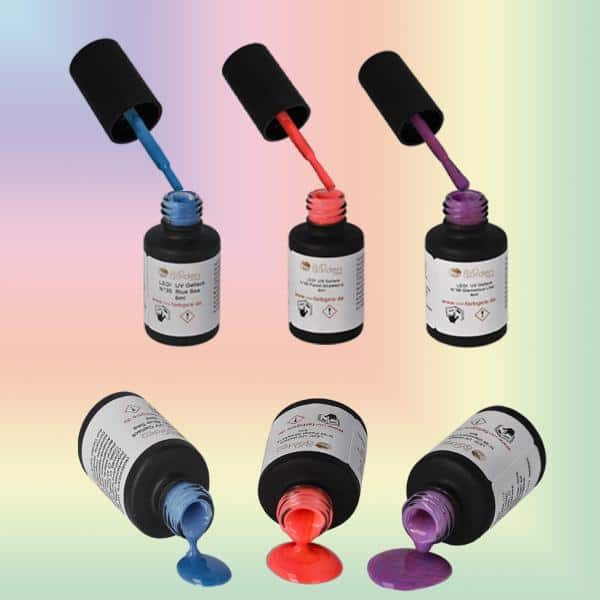 Sun Garden Nails UV Nagellack Gel + Nail Art Zubehör Set SUPREME Black Friday