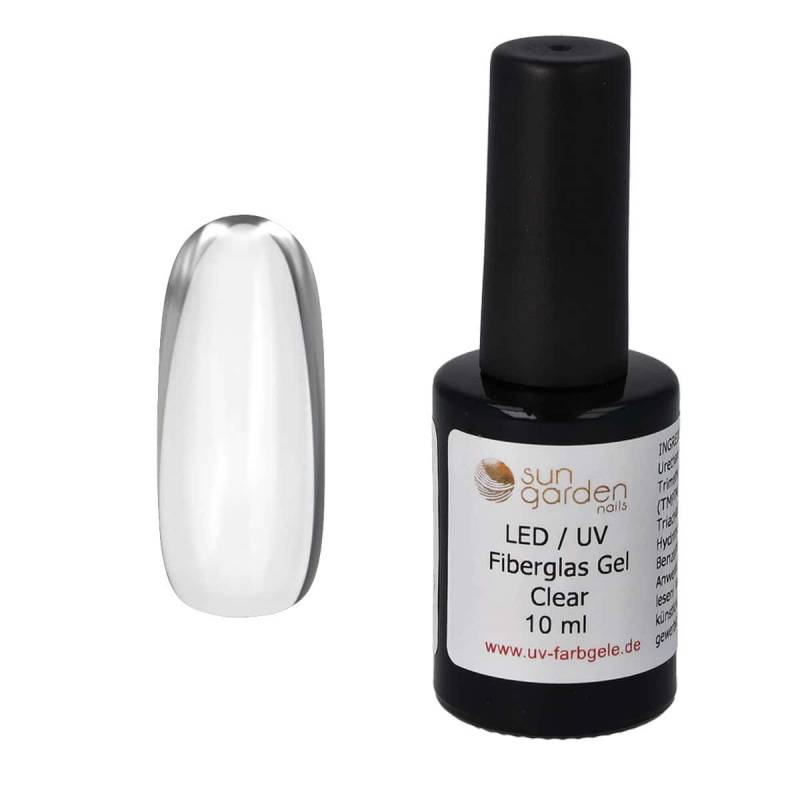 Sun Garden Nails UV Fiberglas Gel Aufbaugel Klar Kauf eins, bekomm eins gratis