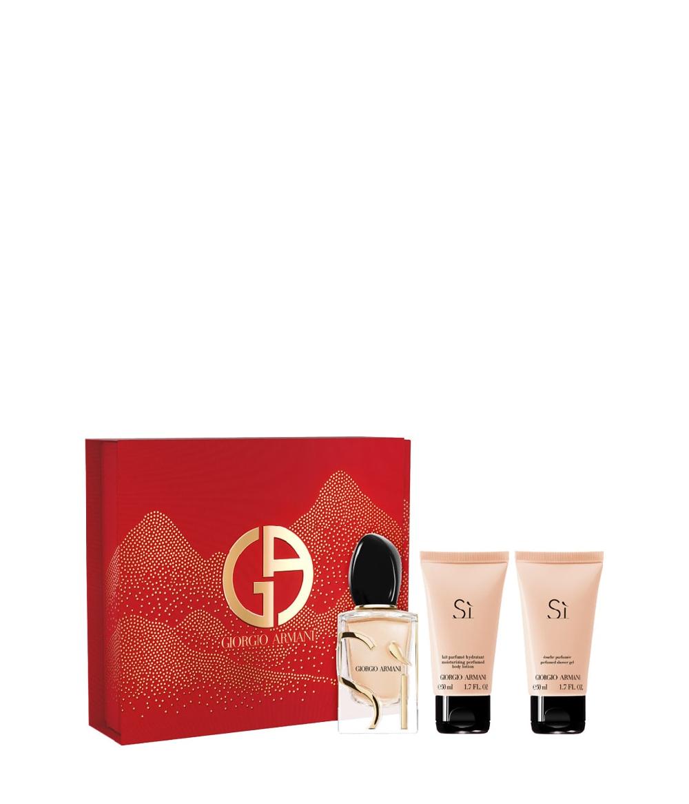 Giorgio Armani Sì 50 ml Eau de Parfum Set (+ Bodylotion & Duschgel) 50% Rabatt mit kostenlosem Versand