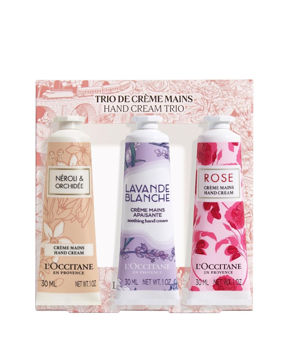 L'OCCITANE Shea Butter Blumiges Handcreme-Trio Xmas 24 Super Sparpreis