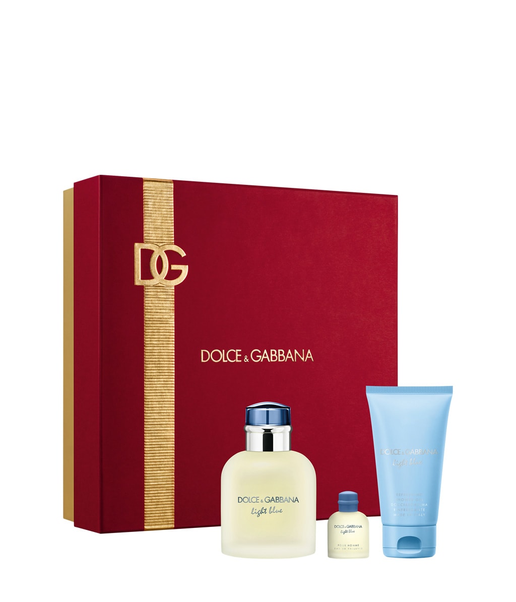 Dolce&Gabbana Light Blue Pour Homme Xmas Set 2024 + Travel Spray 5 ml Sonderangebote
