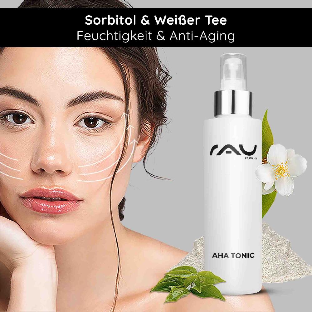﻿Rau Cosmetics AHA Tonic 200 ml - Toner mit Anti Aging Effekt Bis zu 55% Rabatt