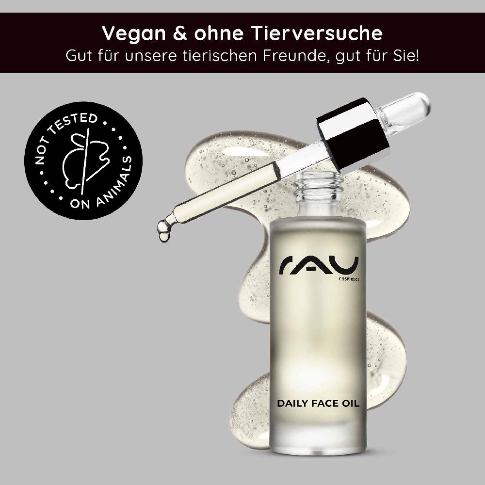 Rau Cosmetics Daily Face Oil 30 ml Pflegendes Gesichts-Öl für die Nacht mit Lavendel Nur noch ein Tag übrig