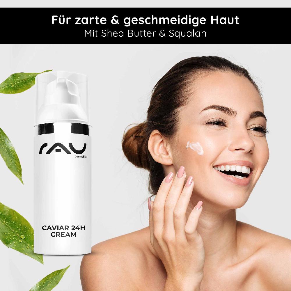 Rau Cosmetics Caviar 24h Cream 50 ml Hautpflege mit Caviar Extrakt Super Rabatt