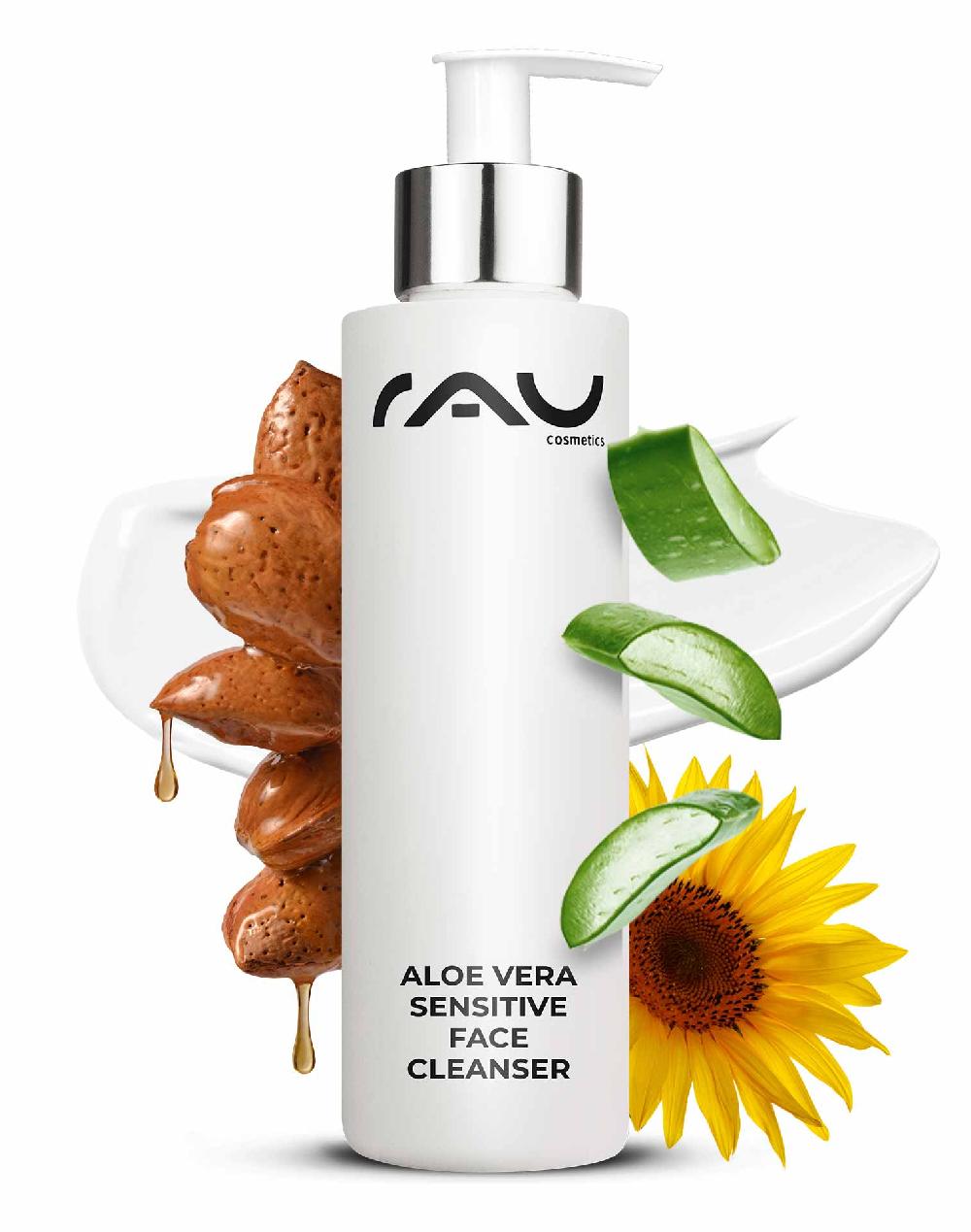 Rau Cosmetics Aloe Vera Sensitive Face Cleanser 200 ml Reiniger 50% Rabatt mit kostenlosem Versand