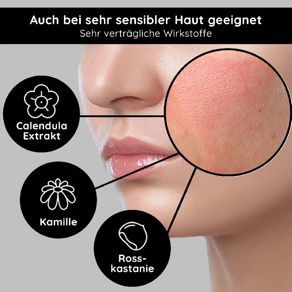Rau Cosmetics Anti Redness Couperose Serum 50 ml bei Rosacea - wirkt Rötungen entgegen Clearance-Verkauf