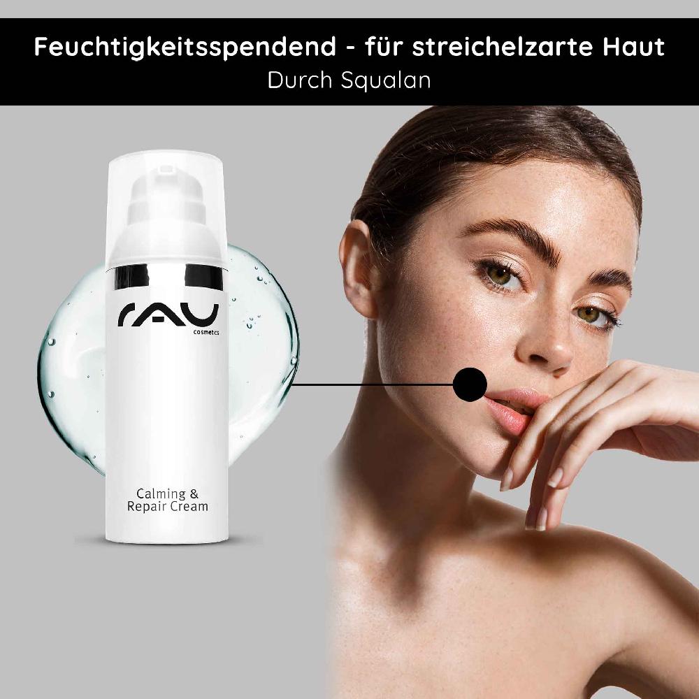 Rau Cosmetics Calming & Repair Cream 50 ml Beruhigung für die Haut Kostenloser Versand international