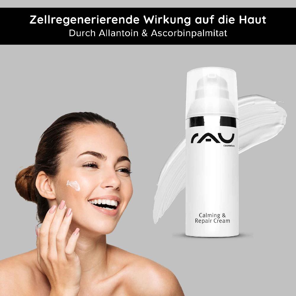 Rau Cosmetics Calming & Repair Cream 50 ml Beruhigung für die Haut Kostenloser Versand international