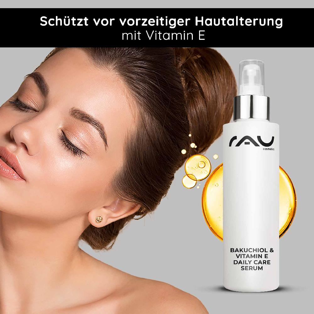 Rau Cosmetics Bakuchiol & Vitamin E Daily Care Serum 100 ml Anti-Aging Kostenloser Versand