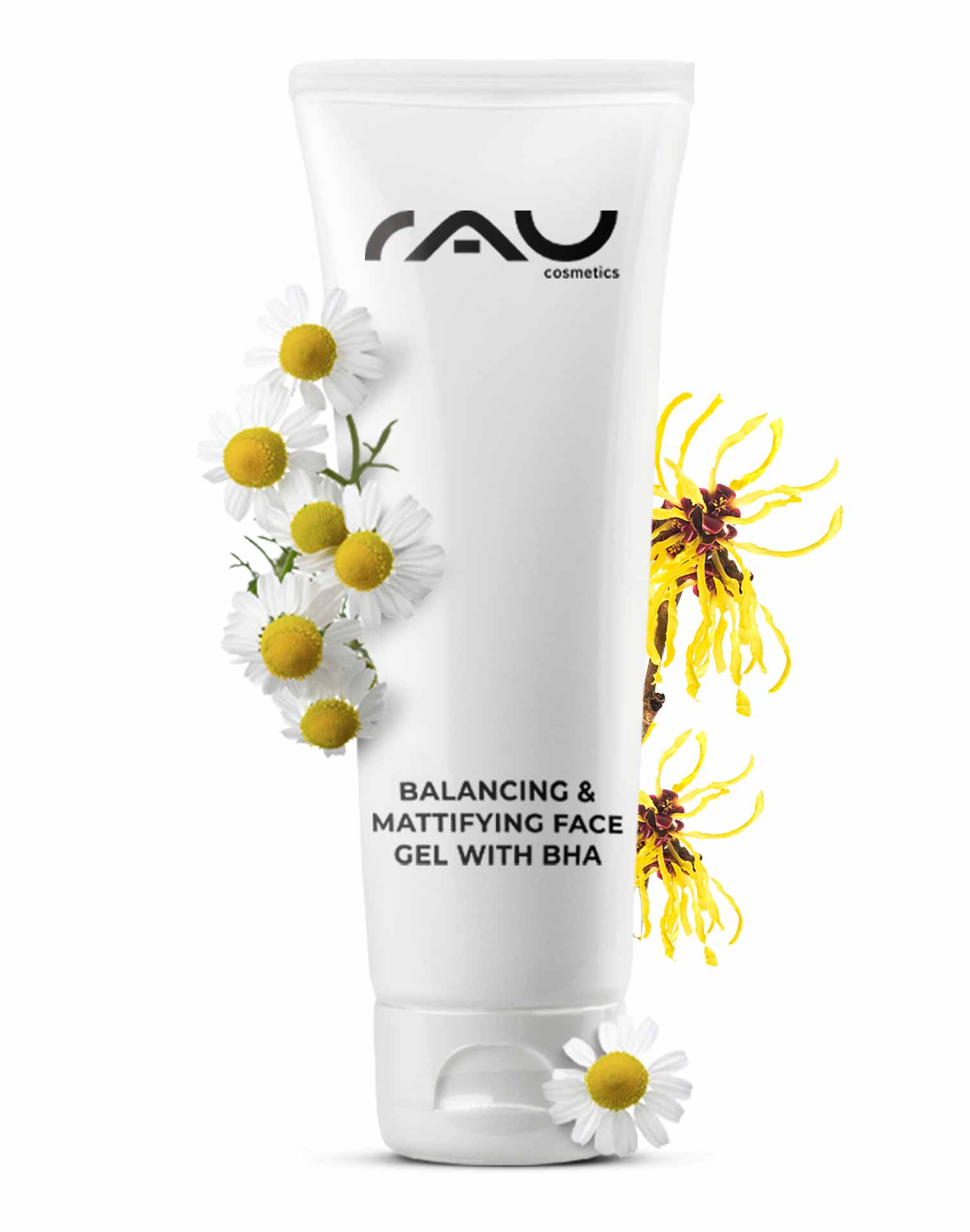 Rau Cosmetics Balancing & Mattifying Gel mit BHA 75 ml - Gesichtspflege bei unreiner und fettiger Haut mit Salicylsäure für die Nacht Fabrik Onlineshop