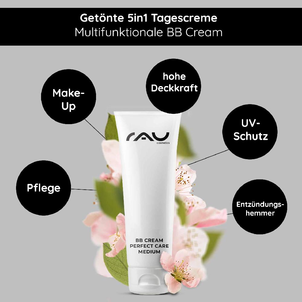 Rau Cosmetics BB Cream Perfect Care Medium 75 ml SPF 12 Make-up & Pflege Sonderangebot