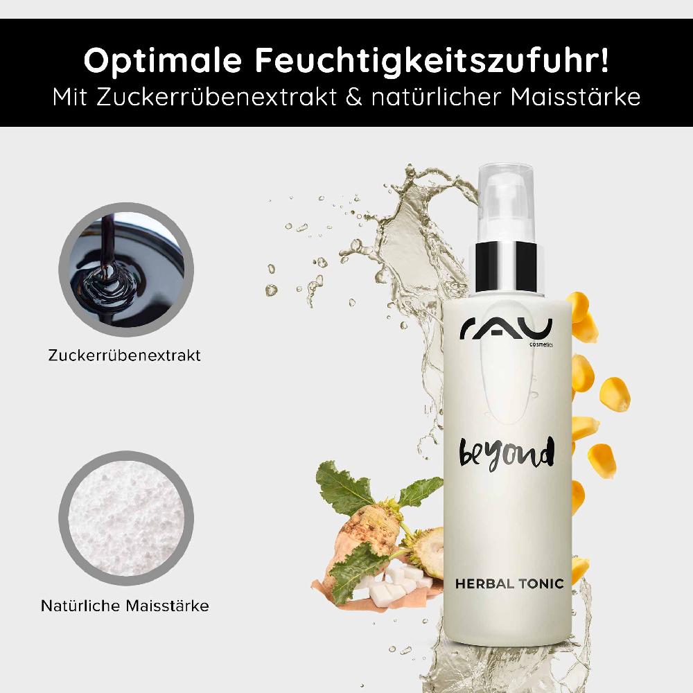Rau Cosmetics Beyond Herbal Tonic 200 ml Naturkosmetik Toner Großer Ausverkauf