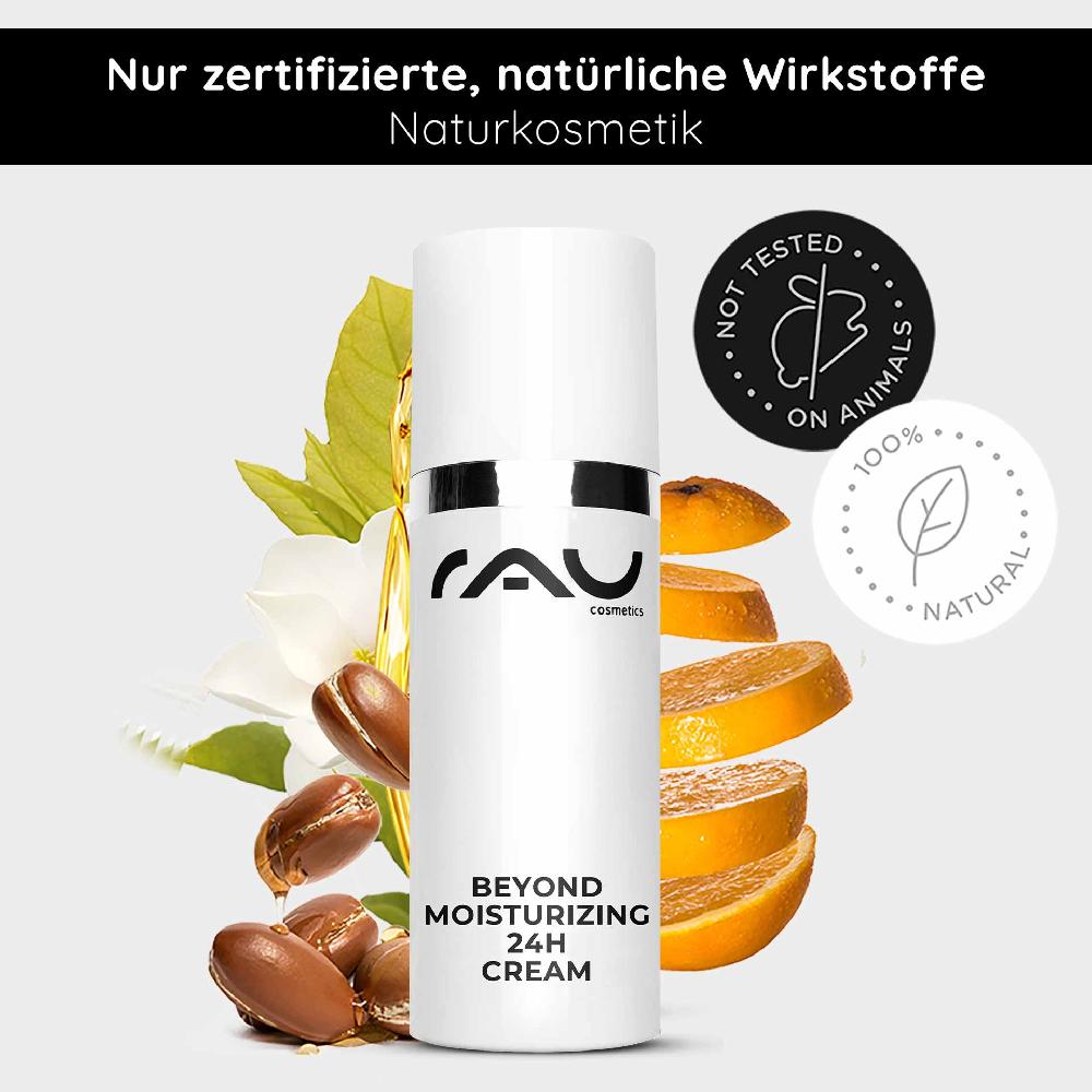 Rau Cosmetics Beyond Moisturizing 24h Cream 50 ml Naturkosmetik Creme Flash Sale