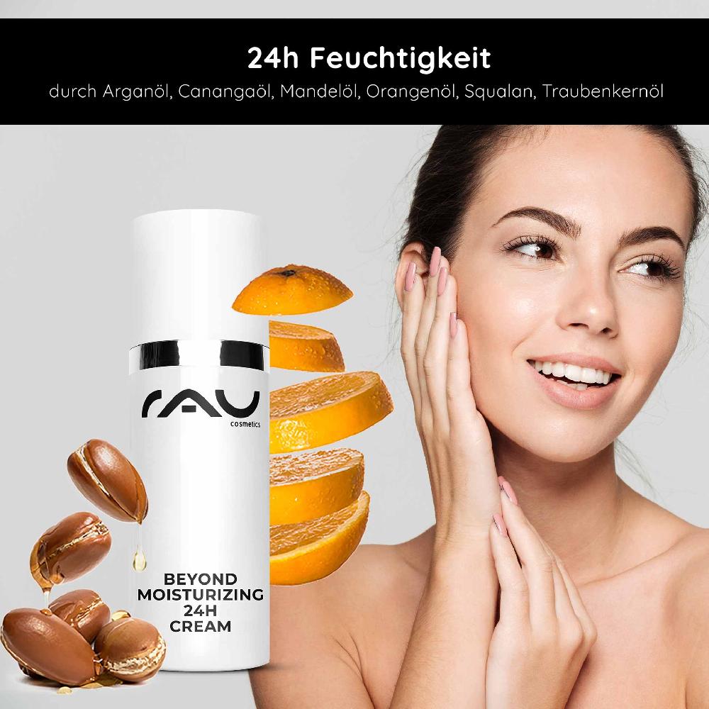 Rau Cosmetics Beyond Moisturizing 24h Cream 50 ml Naturkosmetik Creme Flash Sale