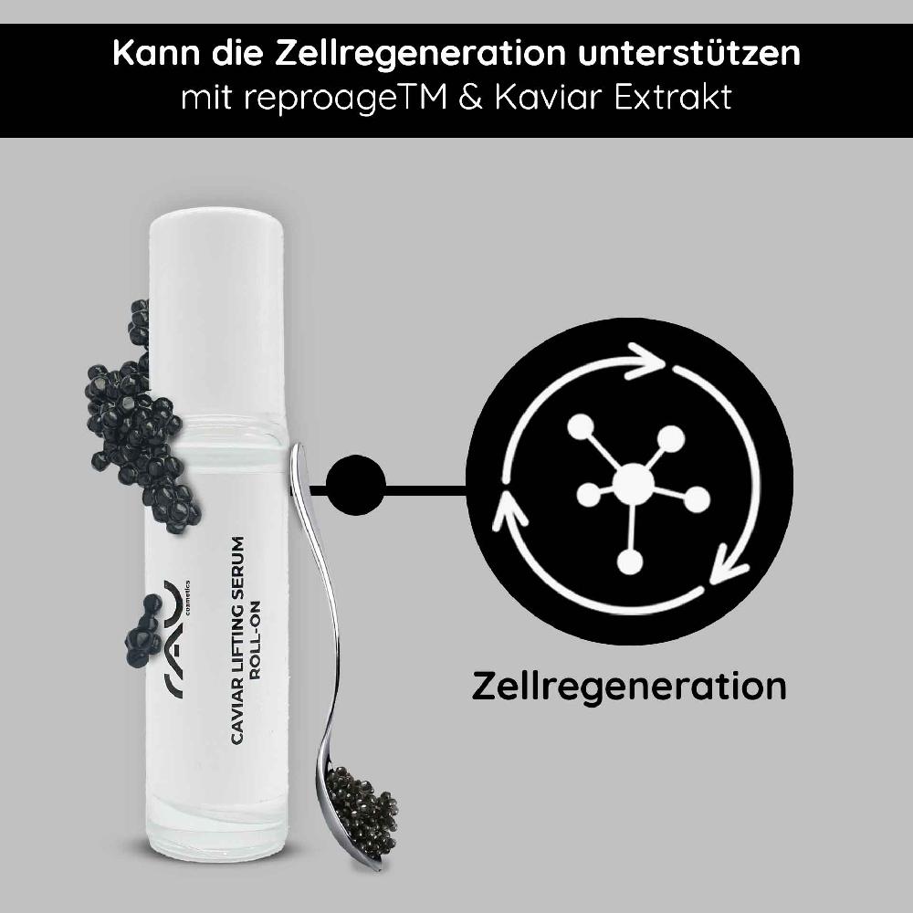 Rau Cosmetics Caviar Lifting Serum Roll-On 10 ml mit Reproage & Kaviar-Extrakt Preisnachlass