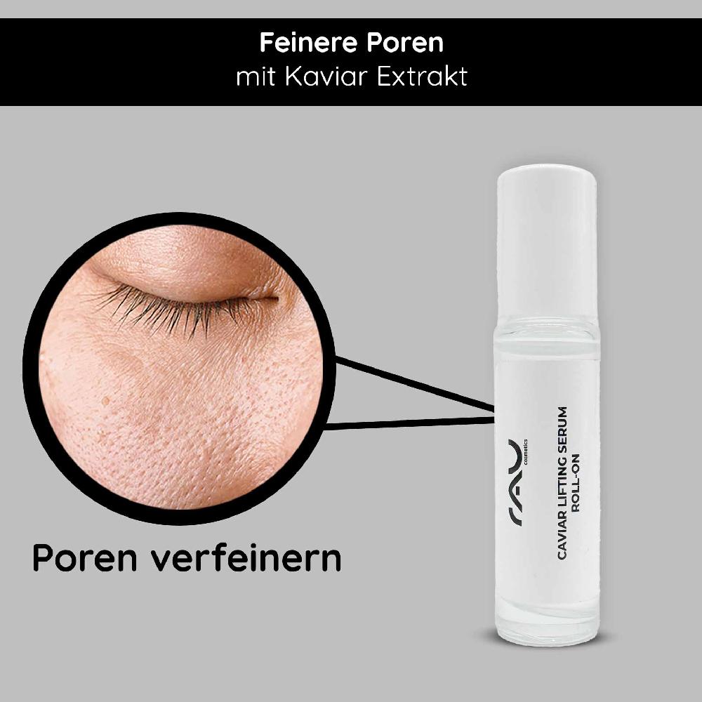 Rau Cosmetics Caviar Lifting Serum Roll-On 10 ml mit Reproage & Kaviar-Extrakt Preisnachlass