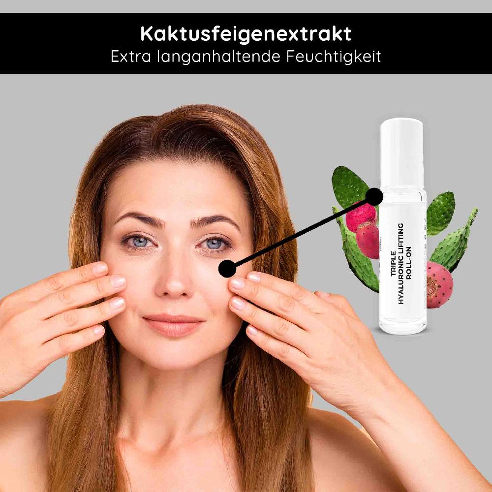 Rau Cosmetics Triple Hyaluronic Serum Roll-On 10 ml mit 3-fach Hyaluronsäuren Black Friday