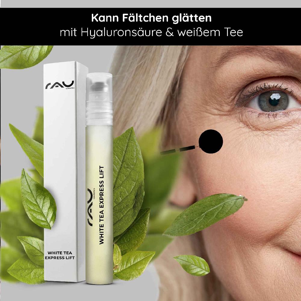 Rau Cosmetics White Tea Express Lift Roll On Anti-Aging Serum im Roll-On Cyber Monday