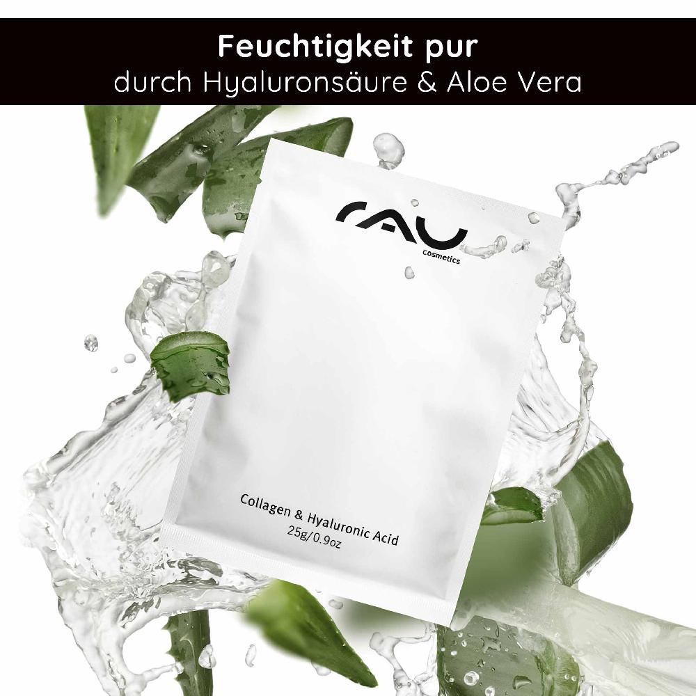 Rau Cosmetics Collagen & Hyaluronic Acid Mask Vliesmaske mit Panthenol Osterangebot