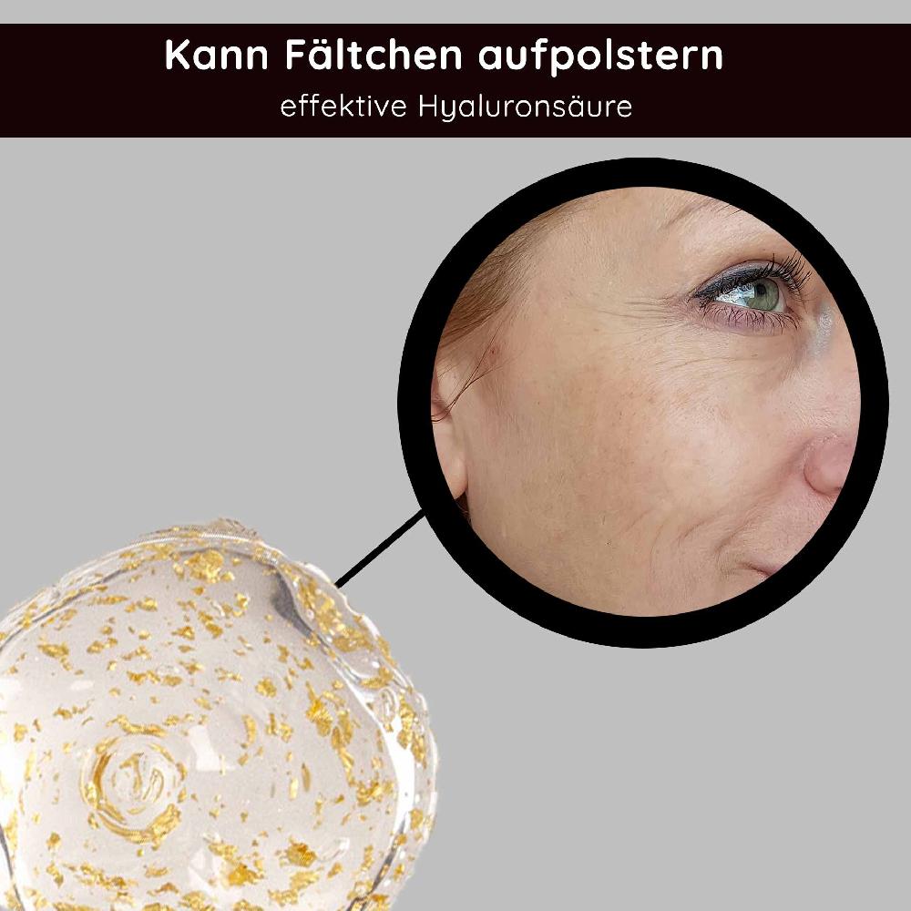 Rau Cosmetics Golden Hyaluron Gel 50 ml Anti-Aging-Gel mit 23kt Gold Muttertagsangebot